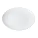 TableCraft 11528 - Sierra Oval White Melamine Serving Platter 18" x 13-3/4" Dishwasher Safe, NSF 1 image