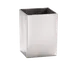 TableCraft Products 1156 Sugar Packet Holder, 2" x 2" x 2-3/4", Stainless Steel, Dishwasher Safe 1 image