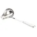 TableCraft 11632 - 2 oz. Holden Collection Ladle, 12.5" x 4.25" x 2.5", 18/0 Stainless Steel, Spout 1 image