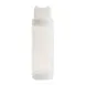 TableCraft Products 11663C2F Squeeze Bottle, 16 oz Clear LDPE, 63" Opening, Double Tip, Wide Mouth 1 image