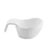 TableCraft Products 11677 Gravy Sauce Boat, 3 oz, 4-3/4" x 2-5/8" x 2", White Melamine 1 image