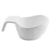 TableCraft 11680 Gravy Sauce Boat, 12 oz, 7-1/4" x 4-1/8" x 3", White Melamine, Dishwasher Safe 1 image