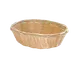 TableCraft Products 1171W - Oval Hand-Woven Serving Basket, 7" x 5" x 2", Natural Polypropylene Cord 1 image