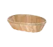 TableCraft Products 1174W - Oval Woven Basket, 9" x 6" x 2-1/4", Natural Polypropylene Cord 1 image