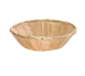 TableCraft Products 1175W - Round Hand-Woven Basket, 8-1/2" Dia x 2-1/4" H, Polypropylene Cord, Natural 1 image