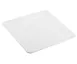 TableCraft Products 11775 Ridge Collection Square Serving Platter, 14" x 14" x 1" Melamine White 1 image