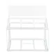 TableCraft 11794 Tiered Stand, 21.5"W x 13.5"D x 22.25"H, White Steel, 1-2 Tiers, Gastronorm 1 image