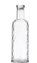 TableCraft 11800 Decanter Carafe, 34 oz Styrene Acrylonitrile, 3.5”W x 3.5”D x 11.25”H, Honeycomb Lid 1 image