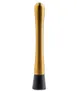 TableCraft 11814 Muddler - 8" 18/8 Stainless Steel, Gold, 1.375" W x 1.375" D, 8.125" H 1 image