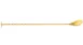 TableCraft Products 11816 Bar Spoon, 11" Long, 18/8 Stainless Steel, Gold 1 image