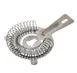 TableCraft 11825 Bar Strainer – 5.75"W x 3.625"D x 0.875"H, 2‑Prong, 18/8 Stainless, Gunmetal 1 image