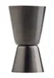 TableCraft Products 11827 Jigger – 0.5 oz / 1 oz, 1.5"W x 1.5"D x 2.625"H, 18/8 SS Gunmetal 1 image