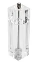 TableCraft 11832 - Acrylic Salt & Pepper Shaker & Mill, 2.625"W x 2"D x 7.5"H 1oz Shaker 2.5oz Mill 1 image
