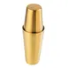 TableCraft Products 11867 2-Piece 18 oz Cocktail Shaker, 18/8 Stainless Steel, Gold PVD Finish 1 image