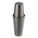 TableCraft Products 11869 2-Piece 18 oz Shaker, 3.625"×3.625"×6.75" Steel, Gunmetal PVD 1 image