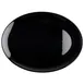 TableCraft Products 12030 - Sierra Collection Oval Melamine Platter, 18"x13.75"x1.25", Black 1 image