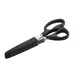 TableCraft Products 12032 PerfectGrip Herb Scissors 8.25"x3.25"x.75" Black Handle Stainless Steel 1 image