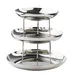 TableCraft Products 12036 - 3-Tier Seafood Tower, 13.75"x13.75"x12.75", Stainless Steel 1 image