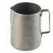 TableCraft Products 12059 - 36oz Stainless Steel Creamer Pitcher, Gold PVD Handle, Frothing Cup 1 image