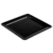 TableCraft Products 12071 - Ridge Collection Serving Platter, 14" x 14" x 1", Square Melamine, Black 1 image