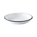 TableCraft 12082 - Canteen Collection Round Coupe Bowl, 12 oz, 7.5" x 7.5" x 1.25", Melamine, White 1 image
