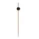 TableCraft Products 12208 - 100 Bamboo Ball Picks, 0.4375" x 0.4375" x 4.5", Black, 100/Pack 1 image