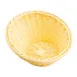 TableCraft Products 12250 - Natural Polypropylene Serving Basket, 10" x 10" x 5", Round Angled 1 image