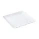 TableCraft Products 12285 Sierra Collection Square Serving Platter, 14" x 14" x 1.25" White Melamine 1 image