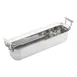 TableCraft 123506 - 4-1/2 qt. Steel Steam Table Pan, 18-1/2" x 5-1/4" x 4", Tri-Ply, Induction Safe 1 image