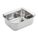 TableCraft 123507 5-Qt 11"x9"x4" Tri-Ply Stainless Steel Steam Table Pan, Mirror, NSF 1 image