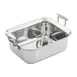TableCraft 123508 5-Qt 1/2 Stainless Steel Steam Table Pan 11"x9"x4" Mirror Induction 1 image