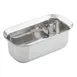 TableCraft 123509 Steam Table Pan - 3-Qt, 11" x 5-7/8" x 4", 18/8/18/0 Stainless, Dishwasher-Safe 1 image