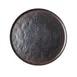 TableCraft Products 123519BR Lunara Collection Round 18" Brown Melamine Serving Platter 1 image