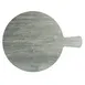 TableCraft 12452 - Smokehouse Melamine Serving Paddle, 15.75”x12”x0.625”, Round, Gray, 4.5” Handle 1 image