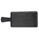 TableCraft 12454 Onyx Melamine Serving Tray, 16.5" x 7" x 0.625", Black, Rectangular, 4.5" Handle 1 image