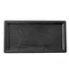 TableCraft Products 12457 - Onyx Black Melamine Serving Tray, 11" x 5.75" x 0.75", Rectangular 1 image
