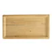 TableCraft Products 12461 - Timber Melamine Serving Tray, Rectangular 11" x 5.75" Tan, Decal 1 image