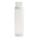 TableCraft 12463C2F Dualway Squeeze Bottle 24 oz 63mm Mouth Double Tip Clear LDPE Clear/White Cap 1 image