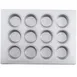 TableCraft 12475 Muffin Pan – 12-Cup, 18"x13"x1.25", Aluminized Steel, Silicone‑Glazed Non‑Stick 1 image