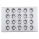 TableCraft Products 12477 - Muffin Pan, 20 Cup 6 Oz, 26" x 17.75" x 2" Steel, Silicone Non-Stick 1 image