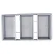 TableCraft Products 12486 - 3‑Compartment Bread Loaf Pan 18.125"x9.25"x2.75" Steel Non‑Stick 52 oz 1 image