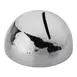 TableCraft 12517 Menu Card Holder – 1.8" Round Stainless Steel, Silver Hammered, 3" Height 1 image