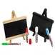 TableCraft Products 12529 - Assorted 0.75"x0.75"x5.5" Markers, White, Blue, Green, Red, 4/Set 1 image