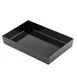 TableCraft 12543 - 10-Qt Black Melamine Bowl, 19" x 12" x 3", Round, Reusable 1 image