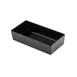 TableCraft Products 12546 - 3.25-Qt Black Melamine Bowl, 12.75" x 6.375" x 3", Reusable 1 image