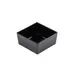 TableCraft Products 12548 - 1.5-Qt Black Melamine Bowl, 6.375" x 6.375" x 3", Reusable 1 image