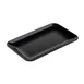 TableCraft Products 12561 Sierra Collection Black Melamine Platter, 13" x 8" x 1.25", Rectangular 1 image