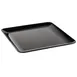 TableCraft Products 12565 Rectangular Plastic Serving Platter, 16" x 16" x 1.25", Black Melamine 1 image