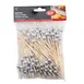 TableCraft Products 12584 - Bamboo Ball Food Picks, 0.4375" x 0.4375" x 4.5", Silver 100/Pack 1 image