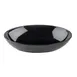 TableCraft 12590 - Sierra 4.5‑Qt Oval Melamine Bowl, 16” x 11” x 3.375”, Black 1 image